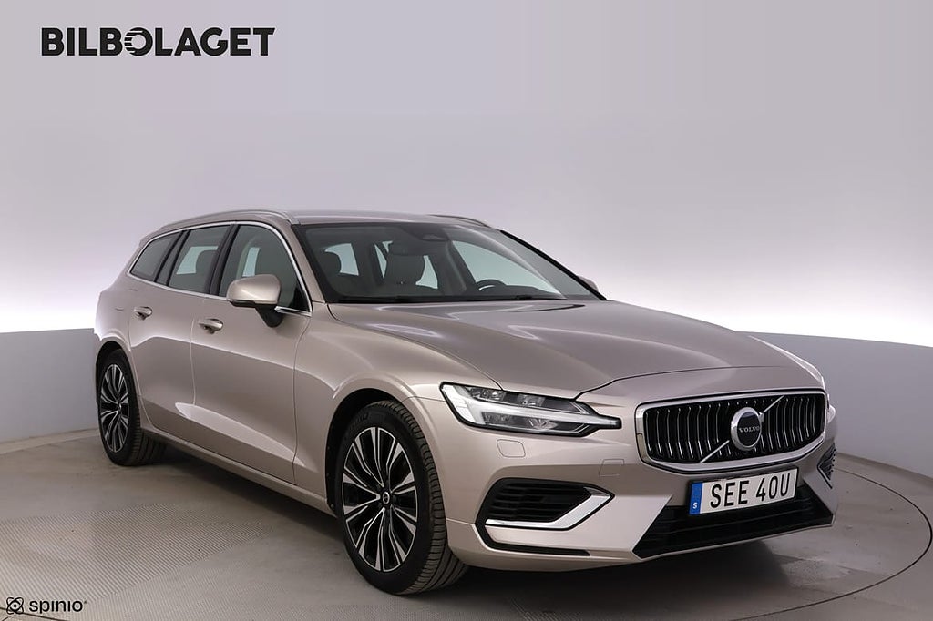 Volvo V60 Recharge T6 Core Edition LÄDER DRAG ELSTOL LJUSPKT