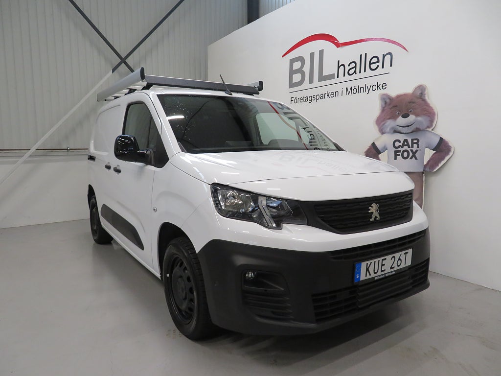 Peugeot Partner 1.5 BlueHDi 130HK Pro Drag Takräcke Värmare 