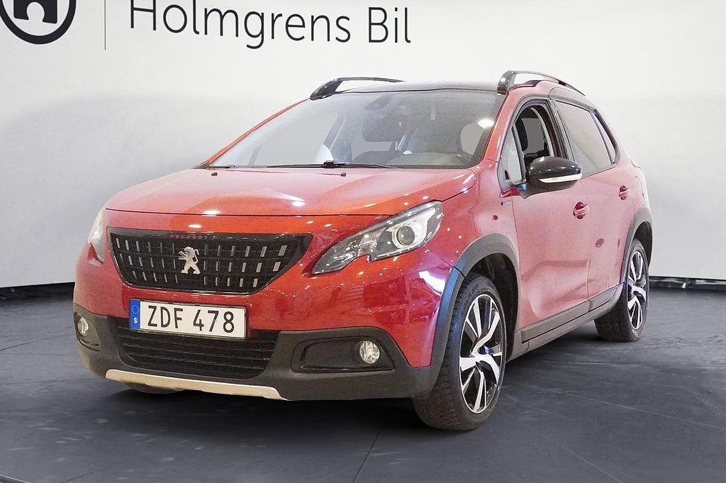 Peugeot 2008 1,2 GT Line PureTech 110hk Automat, Drag, Panorama, Navigation |