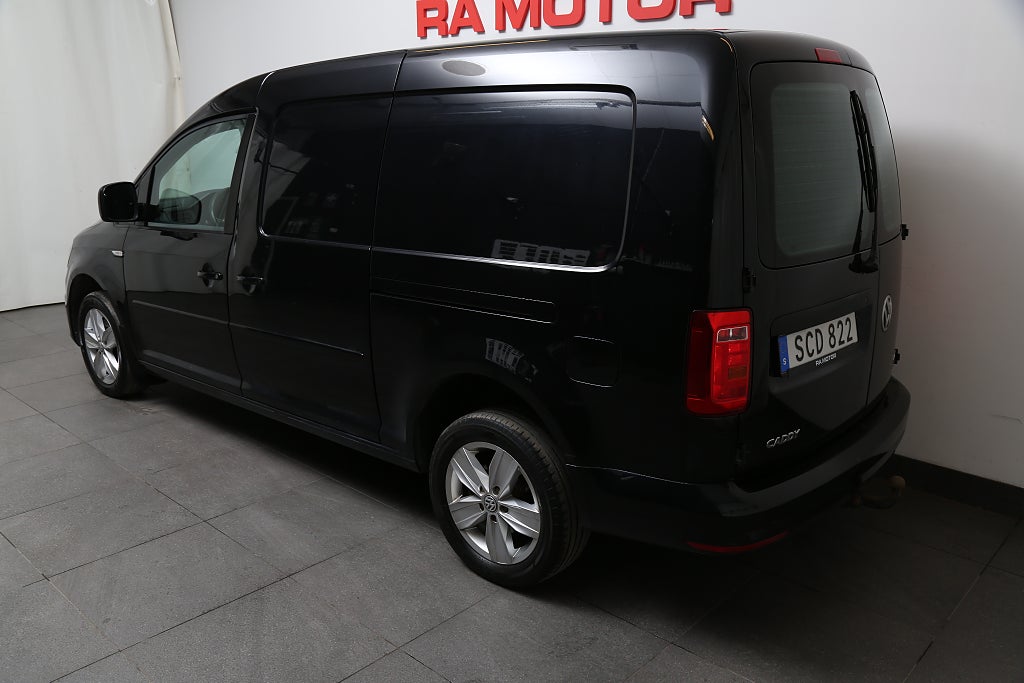 Volkswagen Caddy Maxi Van 2,0 TDI 4Motion 122hk Skåp Värmare Drag Ny Kamrem 2017