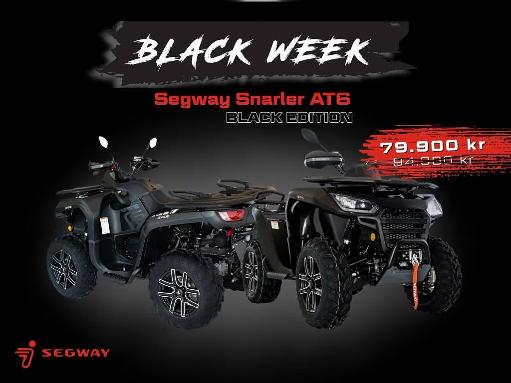 Segway AT6 Segway Snarler  Black edition EPS T3B BLACK WEEK!