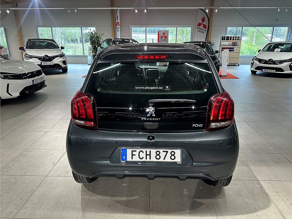 Bild på Peugeot 108 5D Active 1.0 PT 69hk Aut - P-SENSORER