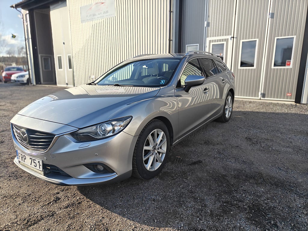 Mazda 6 Wagon 2.2 SKYACTIV-D Automatisk NAVI Dragkrok Euro 6