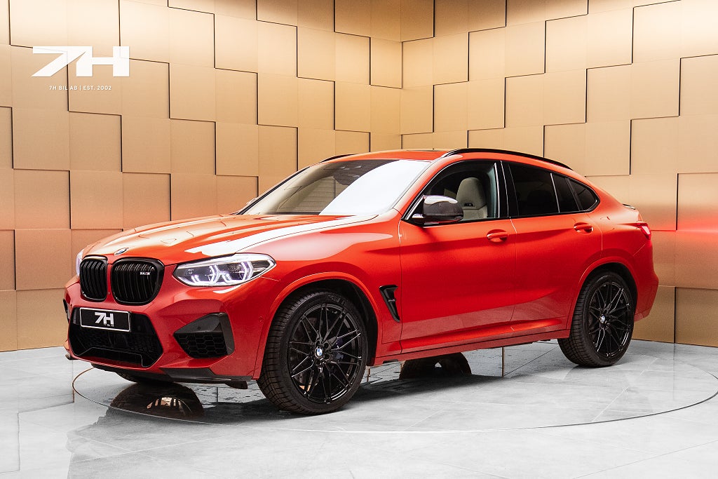BMW X4 M Competition / Kampanjränta 3.99% / Pano / 360 / H&K / Kolfiber