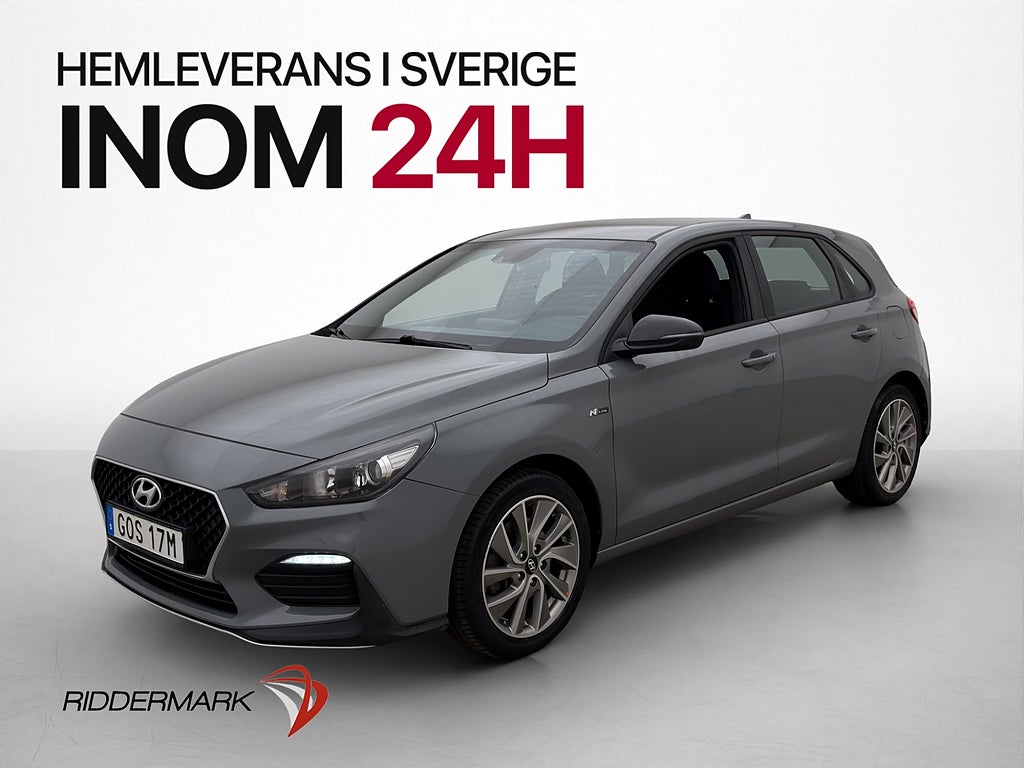 Hyundai i30 1.0 Värmare Drag CarPlay Kamera Endast 0,55l/mil