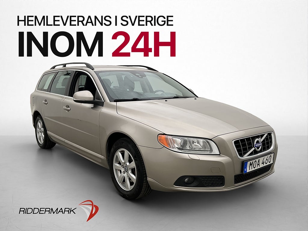 Volvo V70 T4 Momentum 180hk Värmare Navi Drag 2 brukare PDC