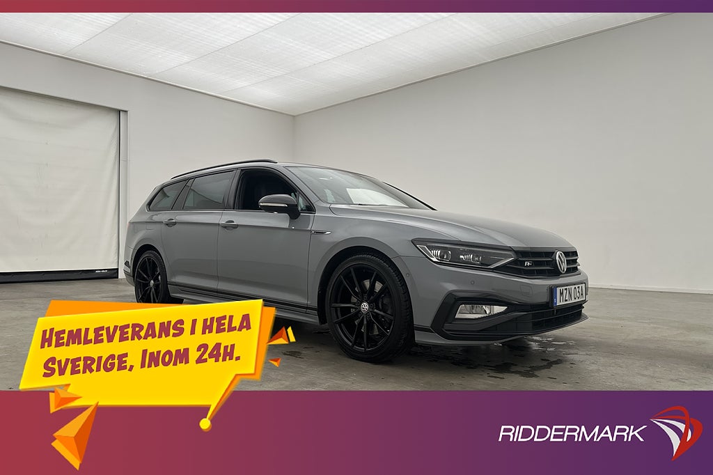 Volkswagen Passat 2.0 4M 272hk R-Line Värmare Cockpit Kamera