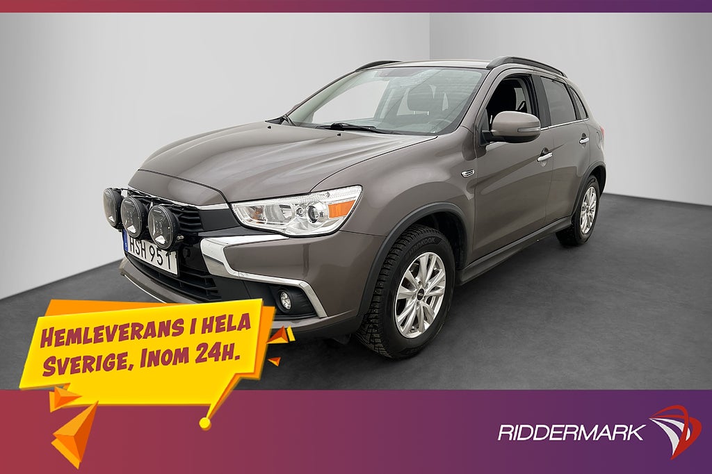 Mitsubishi ASX 2.2 Di-D 4WD 150hk Värmare Kamera Dragkrok