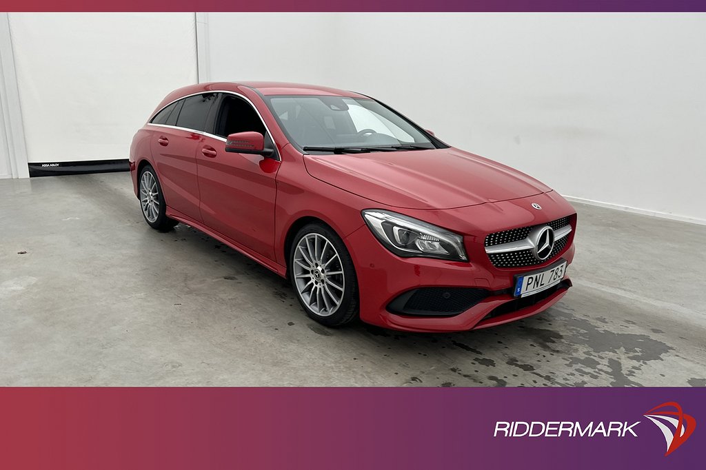 Mercedes-Benz CLA 200 SB 156hk AMG Kamera GPS Halvskinn Drag