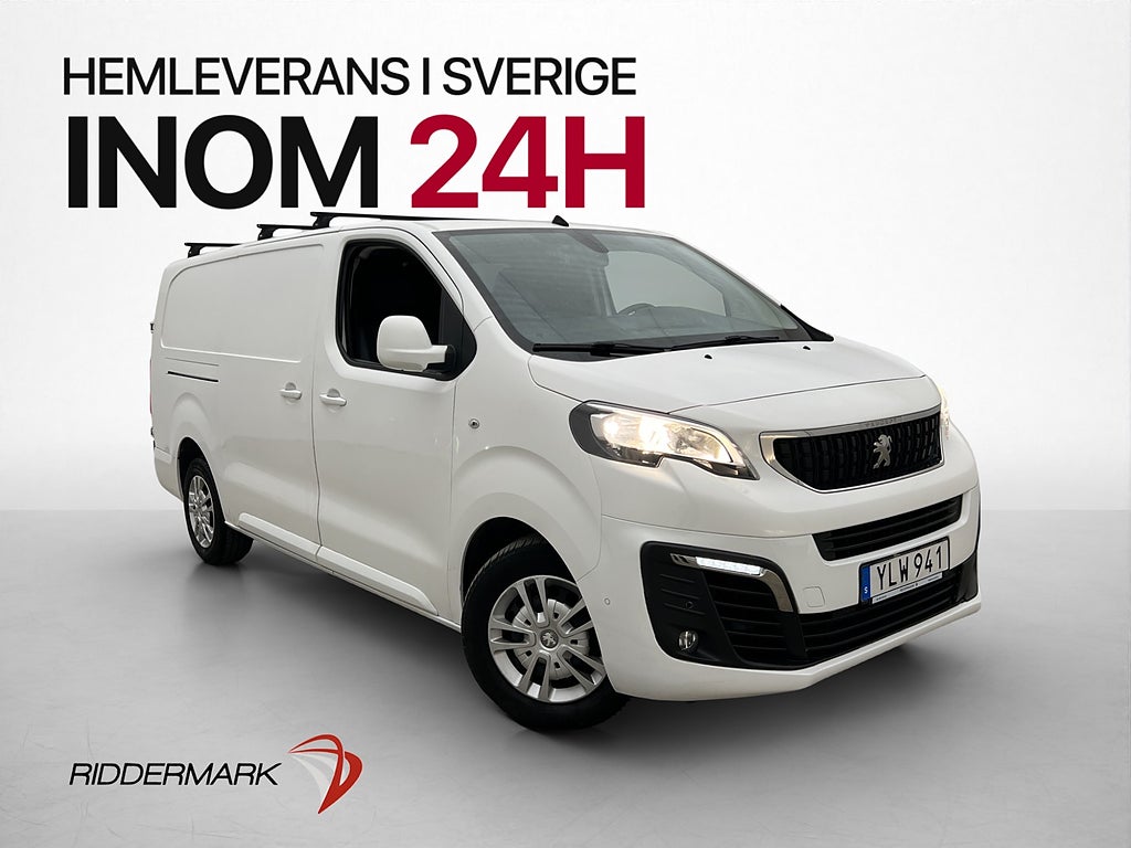 Peugeot Expert L3 177hk Värmare Dragkrok CARPLAY B-Kamera