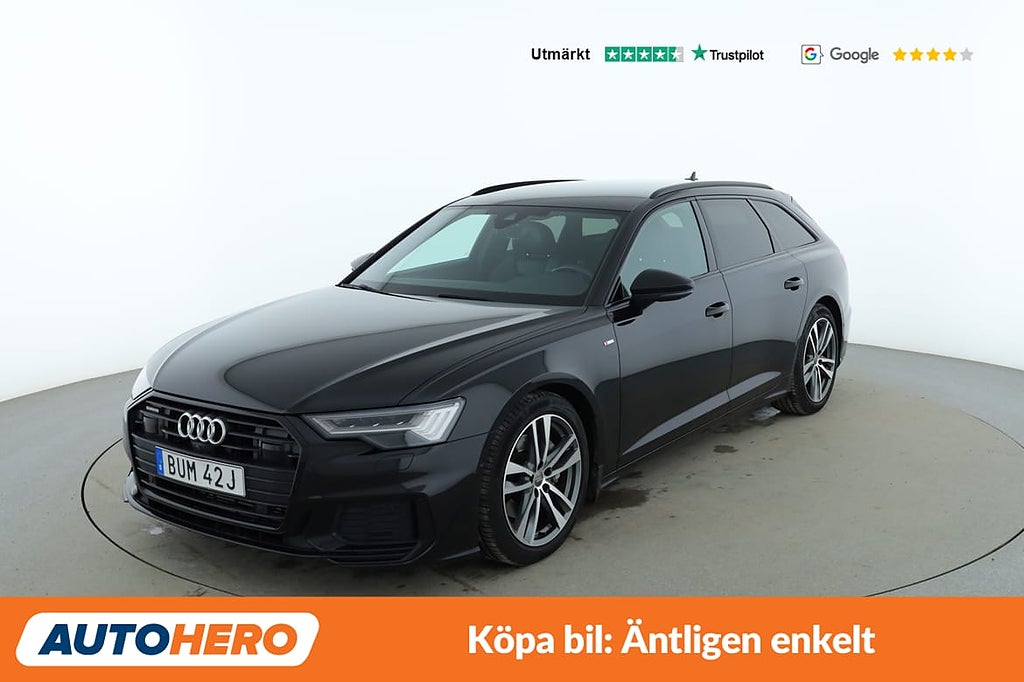 Audi A6 Avant 45 TFSI quattro S Line / Värmare, Dragkrok, 360