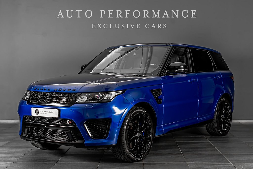 Land Rover Range Rover Sport SVR V8 550hk Panorama / Hemleverans /