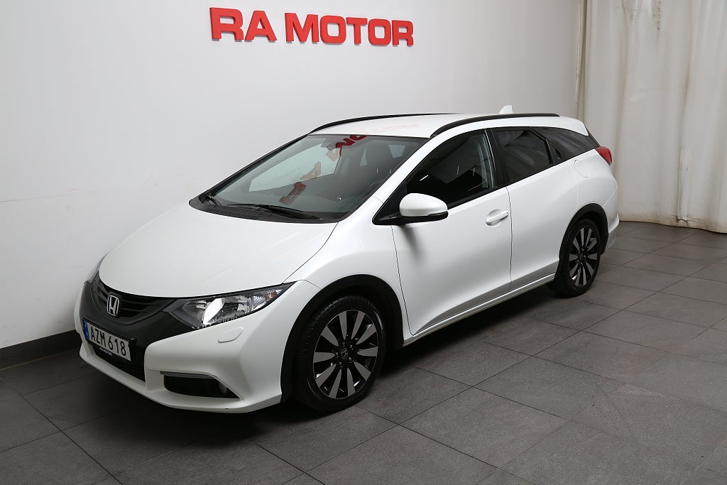 Honda Civic 1,6 i-DTEC 120hk Sport Tourer 1ägare Backkamera 2014