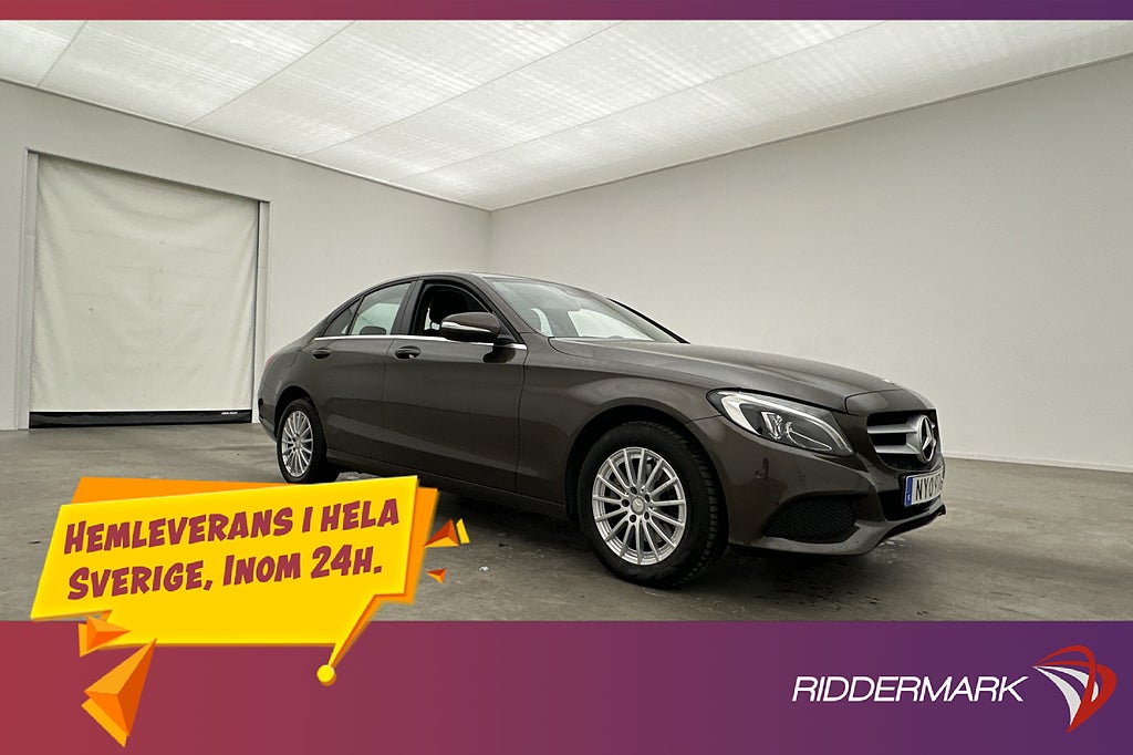 Mercedes-Benz C 220 d 170hk Dragkrok Kamera Navi P-Sensorer