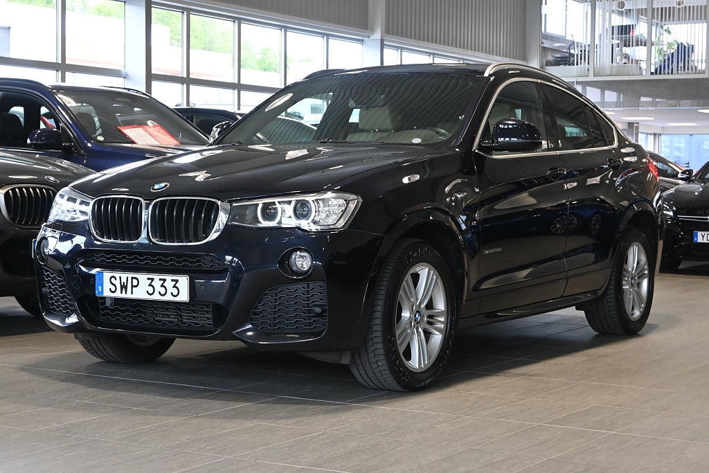 BMW X4 xDrive20d Steptronic M Sport Drag Läder HiFi Sv-såld
