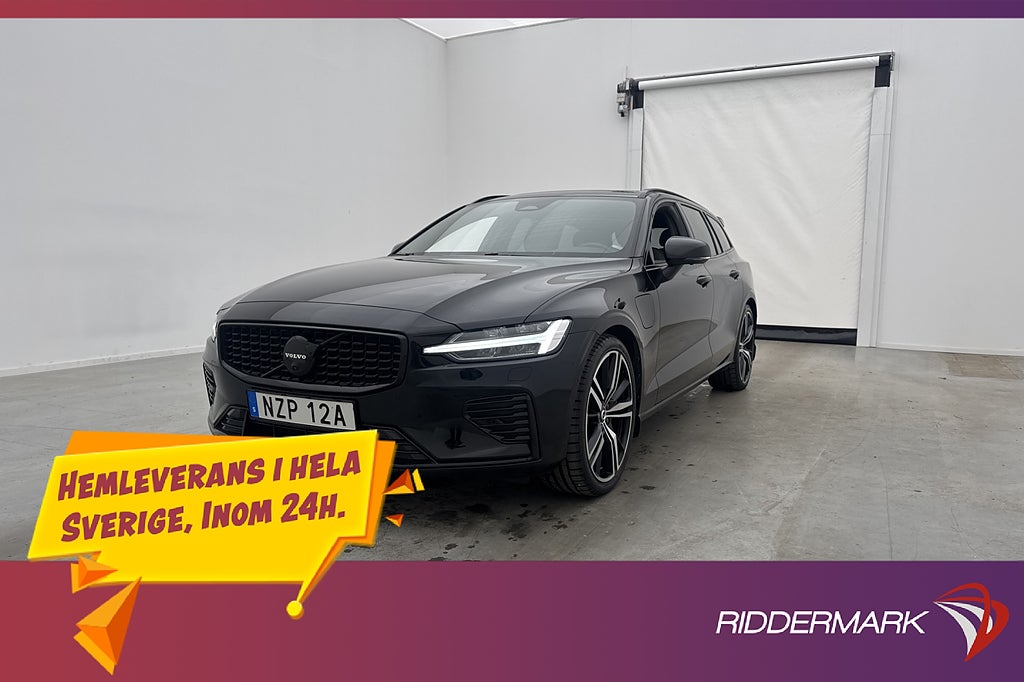 Volvo V60 T6 350hk AWD Ultimate Dark Värm Pano H/K HUD 360º