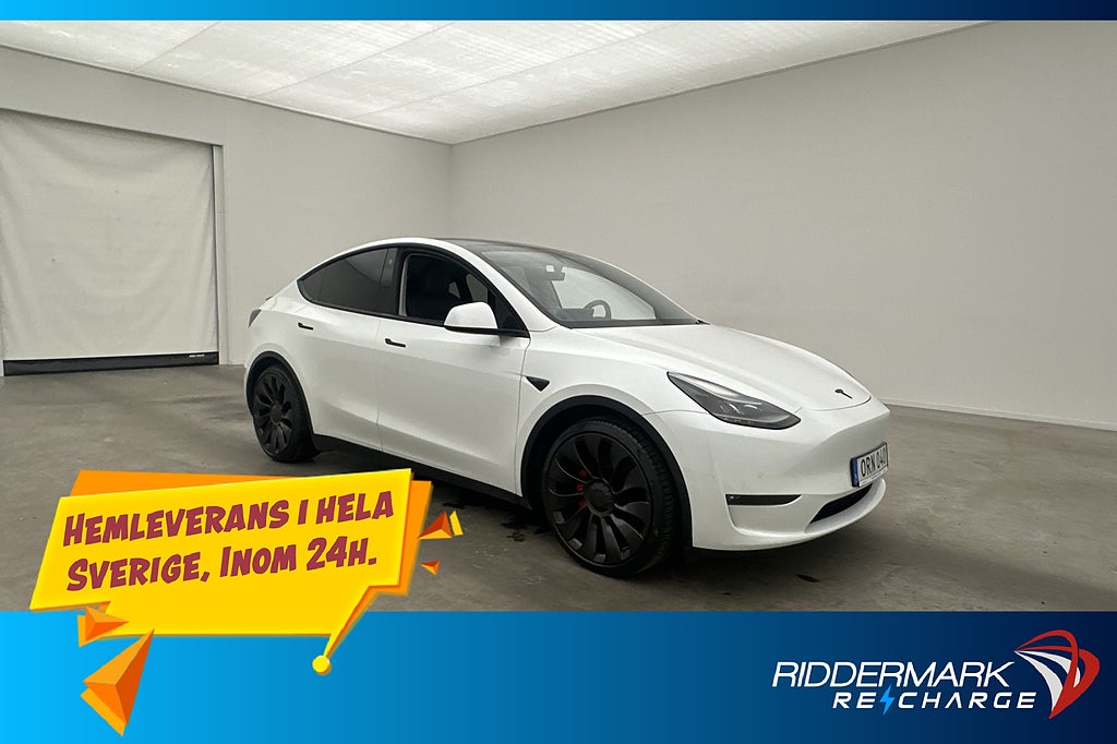 Tesla Model Y Performance AWD Autopilot Dragkrok Sv.Såld