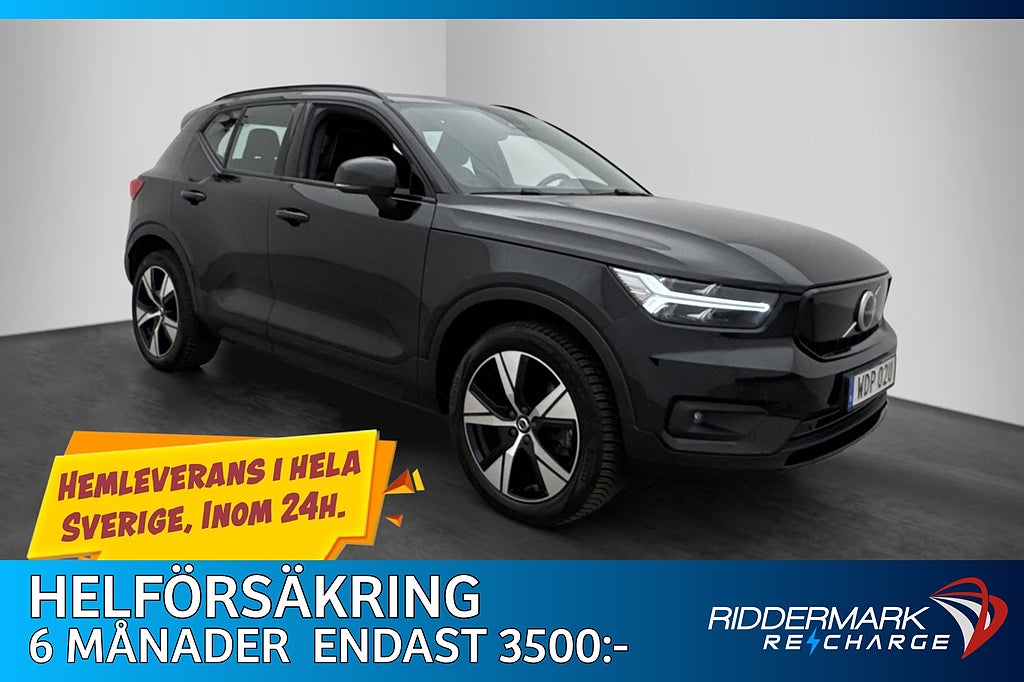 Volvo XC40 P8 AWD 408hk Core VOC Värmare Pano H/K Drag MOMS