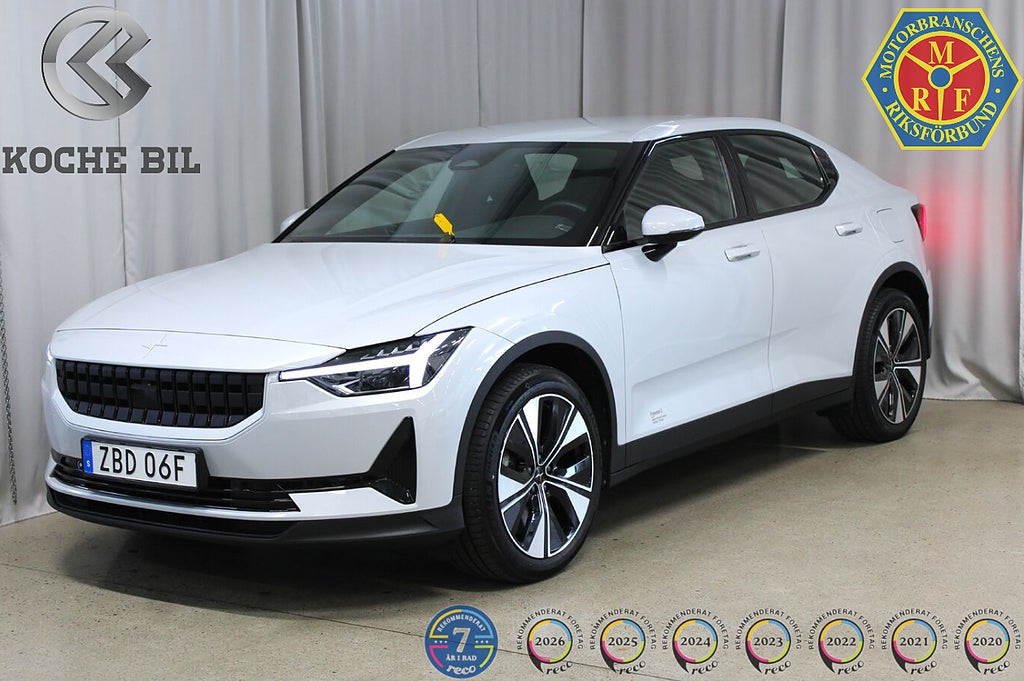 Polestar 2 Long Range Single Motor 78 kWh, S&V-hjul, Batteritest