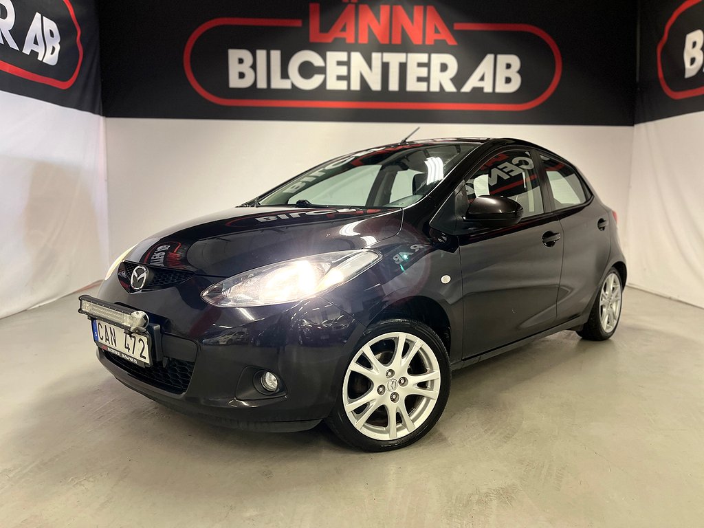 Mazda 2 1.3 MZR Advance 5dr Motorvärmare Låg årsskatt SoV