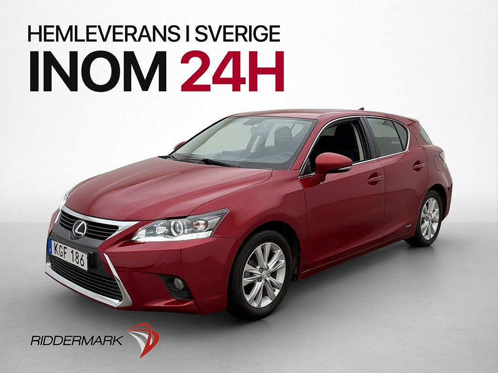 Lexus CT 200h Kamera Endast 0,38l/mil Sensorer ISOFIX