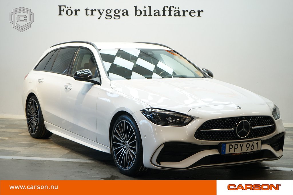 Mercedes-Benz C 220 T d 9G AMG Nav Drag Elstolar Elbaklucka 