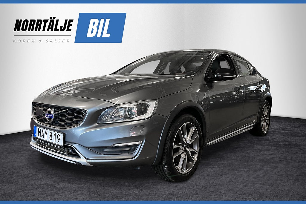 Volvo S60 Cross Country D4 190 HK AUT SUMMUM DRAG D-VÄRM TAKLUCKA K-REM BYTT 