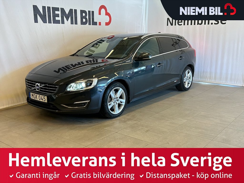 Volvo V60 D6 Plug-in Hybrid AWD Summum Drag/Skinn/Psens/SoV