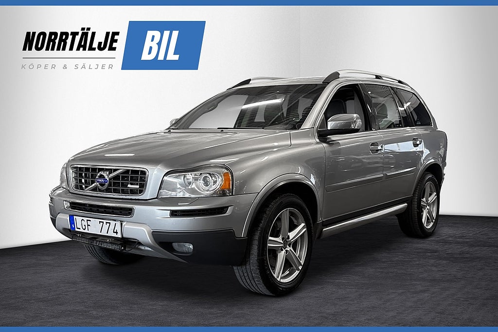 Volvo XC90 D5 AWD AUT R-DESIGN 7-SITS DRAG KAMREM BYTT NYSERV PDC 