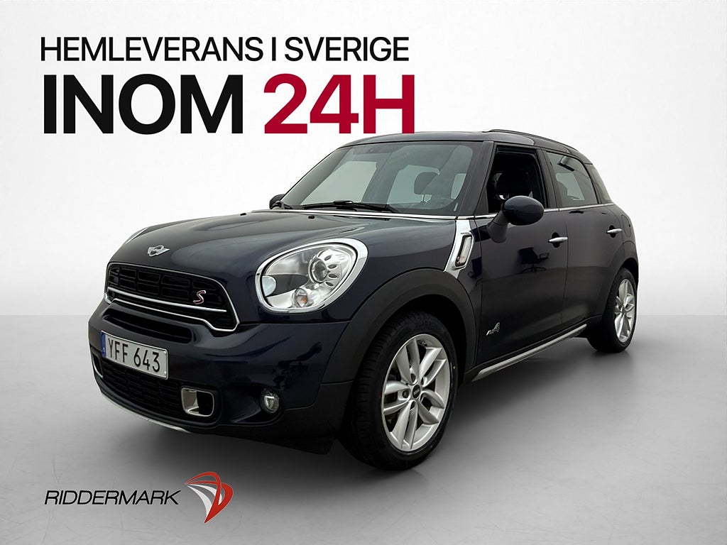 MINI Countryman Cooper S ALL4 190hk Navi Sensorer Halvskinn