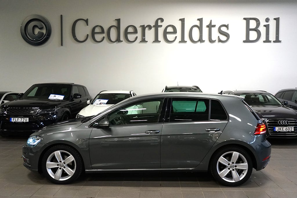 Volkswagen Golf 1.4T GT 150hk Cockpit Pluspkt Fjärrvärm Nyserv Nybes 