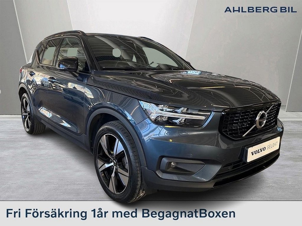 Volvo XC40 Recharge T4 R-Design, Navigation PRO, Klimatpaket, Motorstolspak