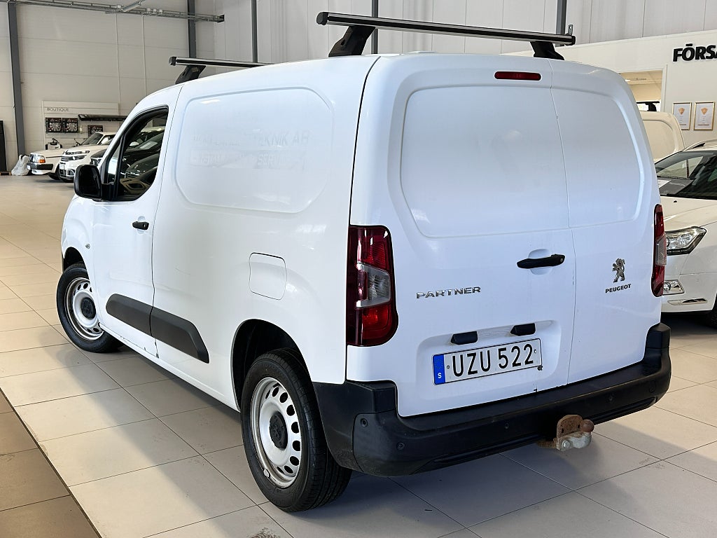 Peugeot Partner 1.5 BlueHDi 3-sits 100hk Euro 6 thumbnail