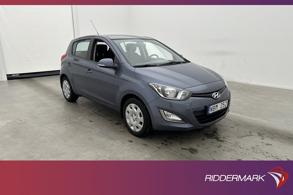 Hyundai i20 1.2 84hk Sensorer Farthållare 0.47L/Mil Välserv