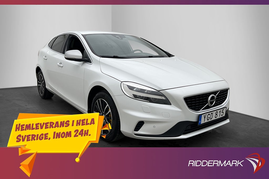 Volvo V40 T5 253hk R-Design VOC Kamera Navi B-Värm Dragkrok