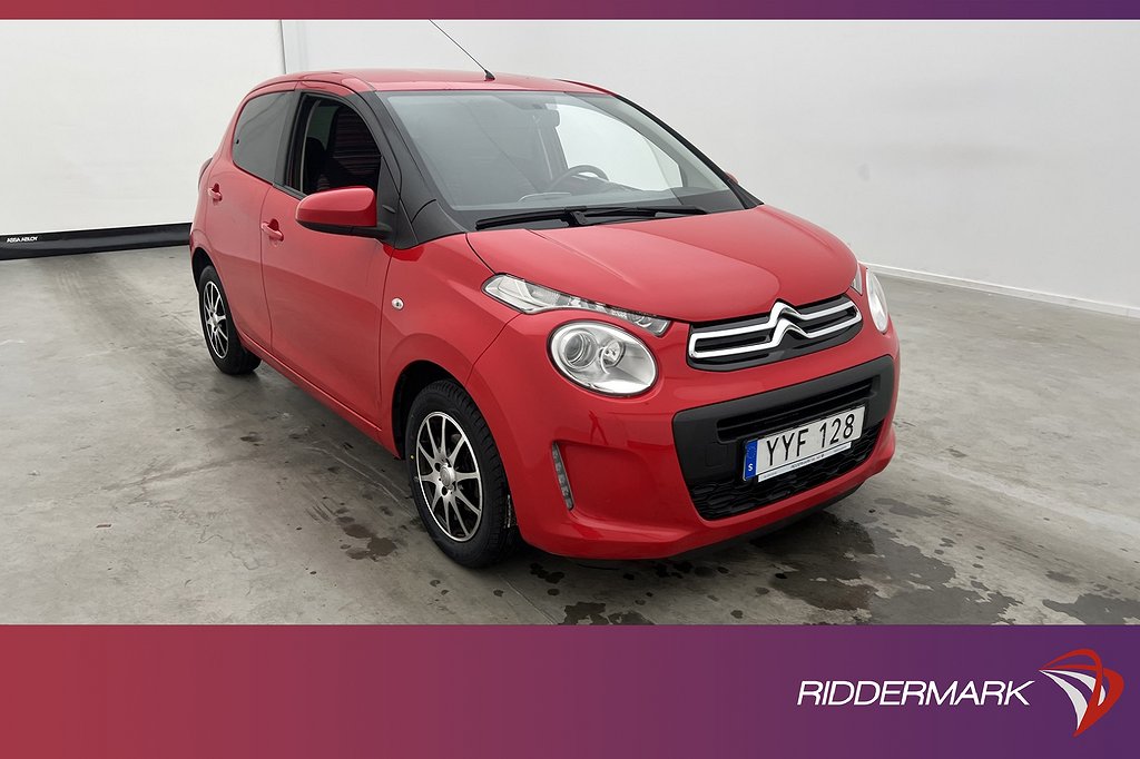 Citroën C1 1.0 ETG5 69hk Bluetooth Lågskatt 0,42l/Mil