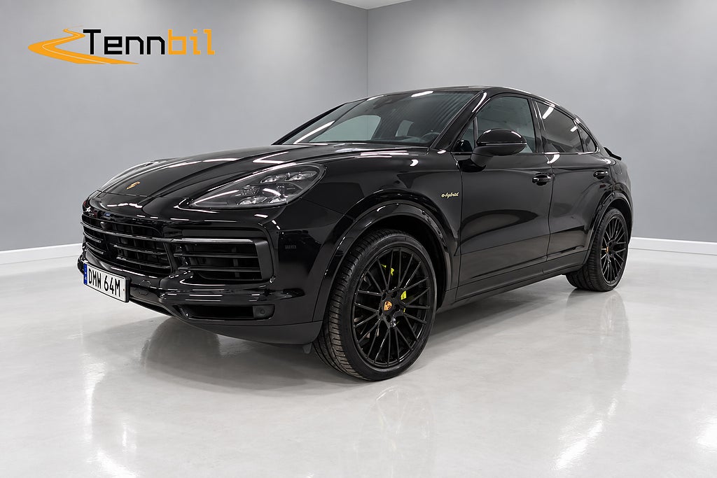 Porsche Cayenne E-Hybrid Coupé 18-vägs BOSE PDLS+ NightV Softc HuD Drag