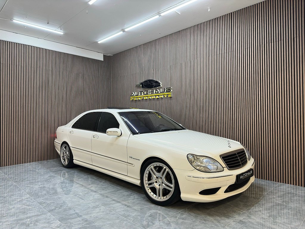 Mercedes-Benz S 55 AMG L 5G White Metallic MINT-Condition