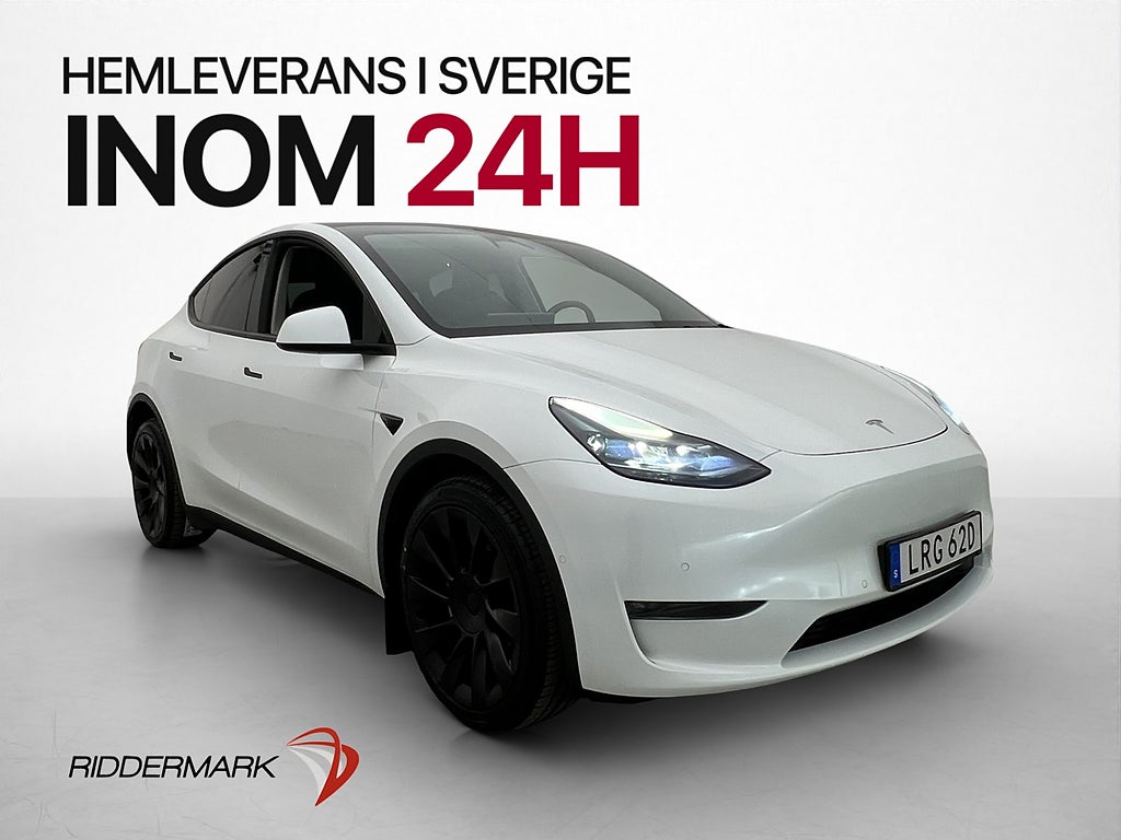 Tesla Model Y Long Range AWD Autopilot Kamera Svensksåld