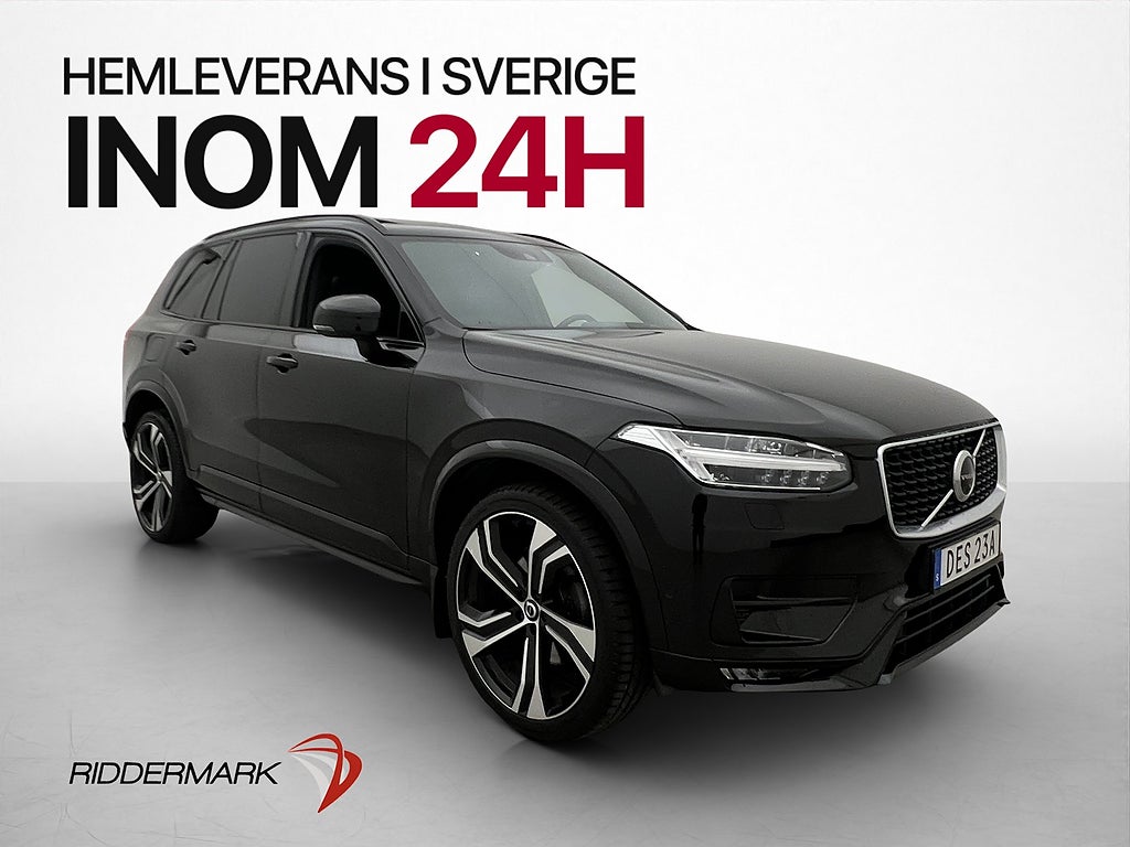 Volvo XC90 B5 AWD R-Design 7-Sits B&W Luftfjädring Pano Drag