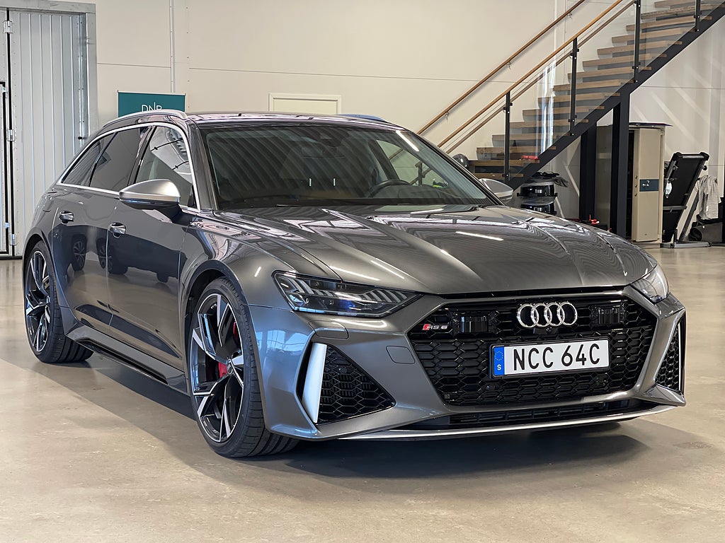 Audi RS6 SVENSKSÅLD NIGTHVISION DRAG VÄRMARE B&O 3D-KAMERA