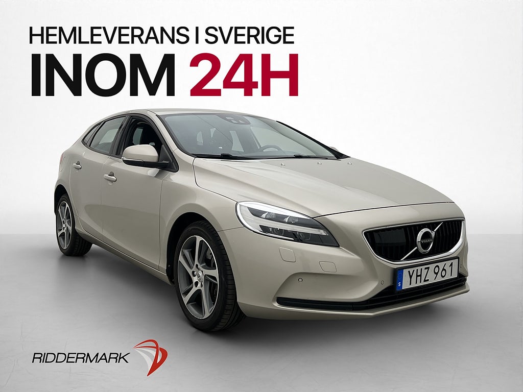 Volvo V40 T2 Momentum VOC Värmare Kamera BLIS HalvSkinn