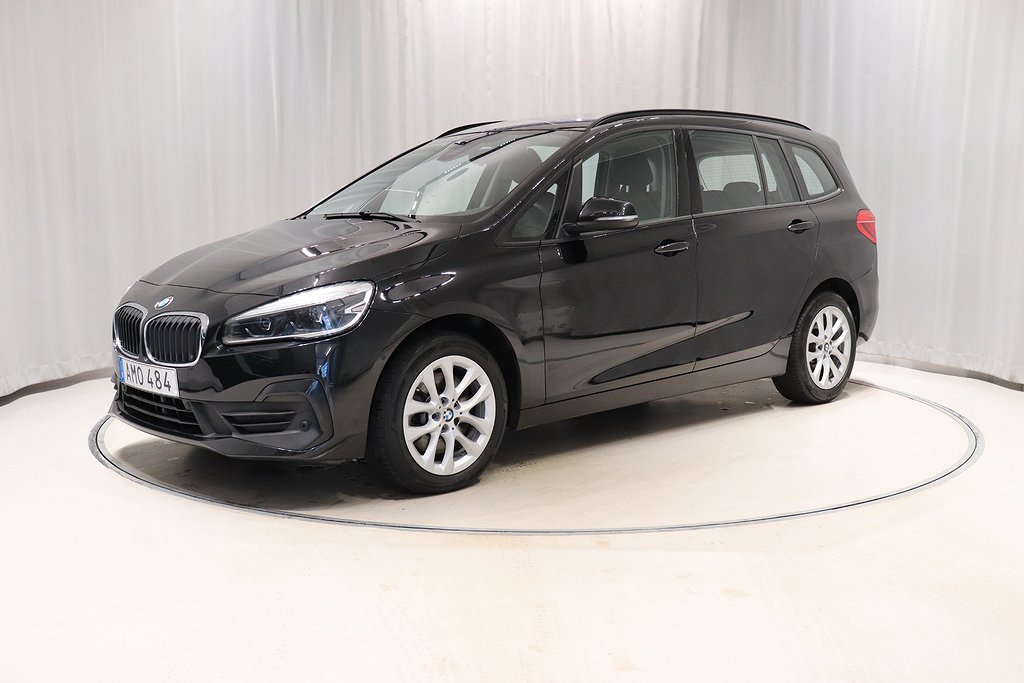 BMW 218 d Gran Tourer 150hk 7-sits Drag Kamera Sensorer LED