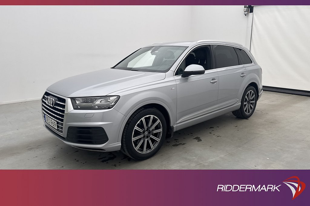 Audi Q7 Q 272hk S-Line 7-Sits Luft BOSE Värm Cockpit Matrix