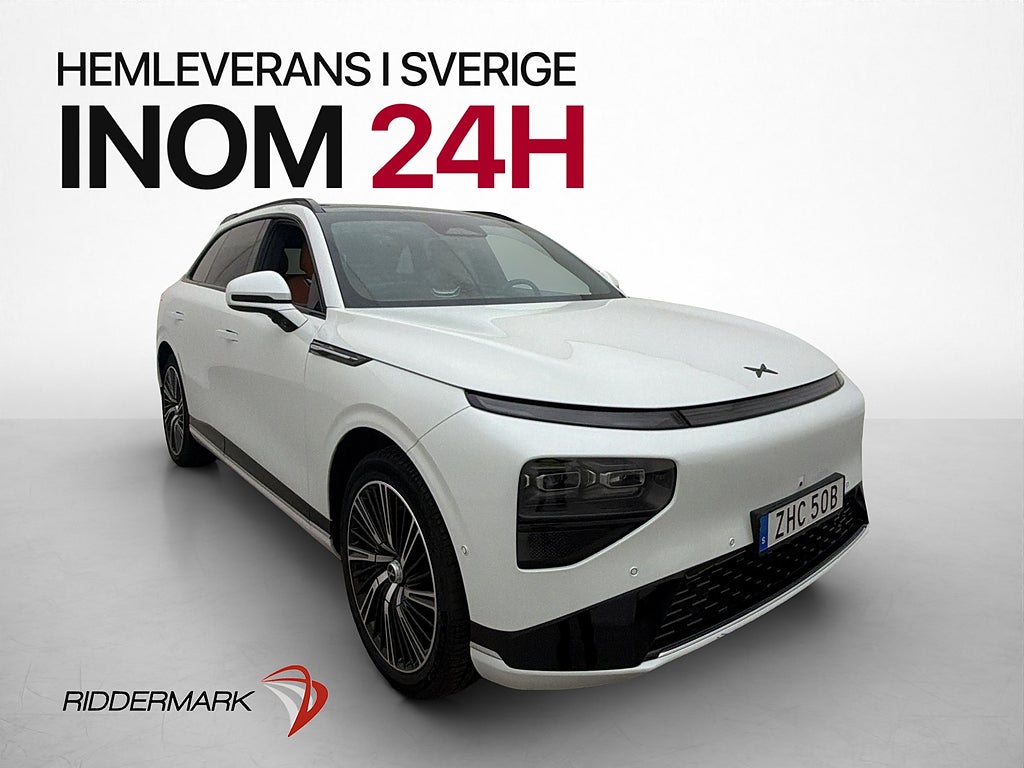 XPeng G9 Performance 551hk Massage 360° Luftfjädring Läder