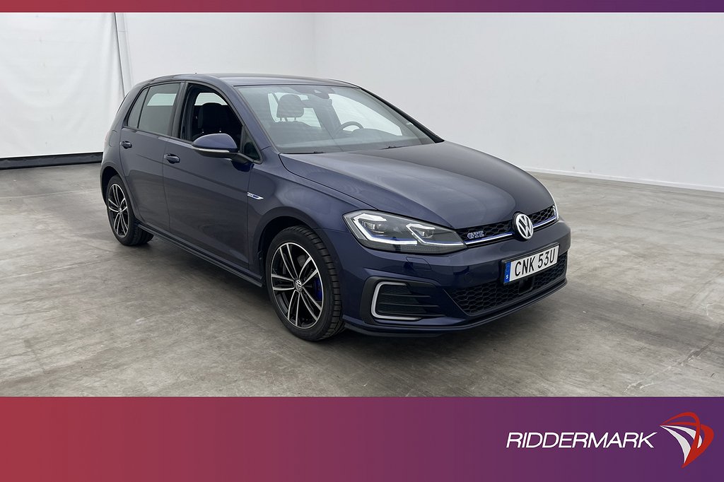 Volkswagen Golf GTE 204hk Cockpit Värmare Sensorer CarPlay