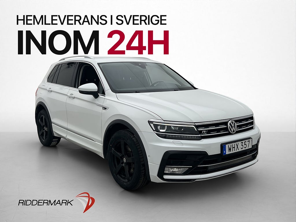 Volkswagen Tiguan 190hk 4M R-Line Cockpit Värm Kamera Drag