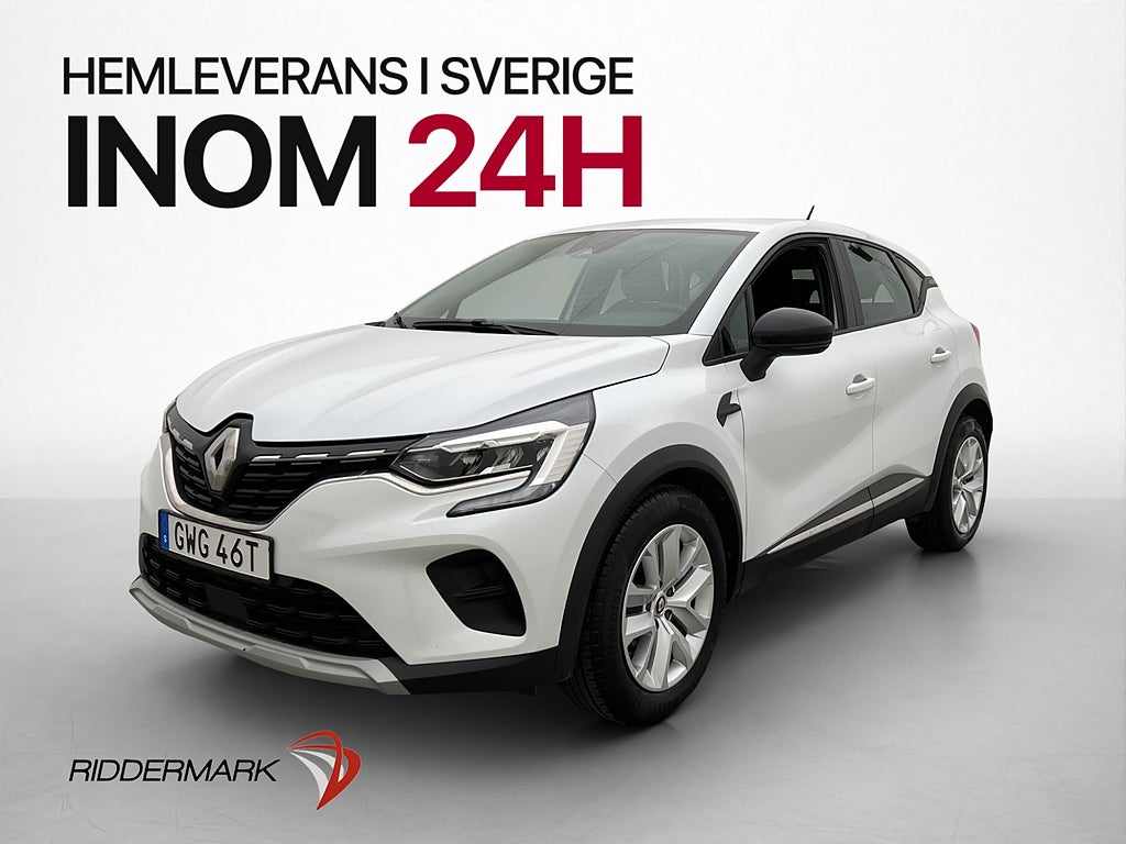 Renault Captur 1.0 TCe 100hk MOMS Svensksåld Farthållare