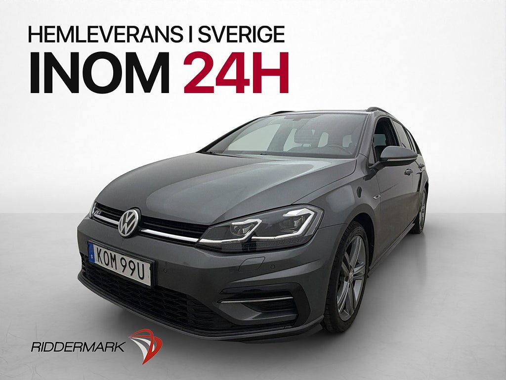 Volkswagen Golf SC TSI 150hk R-Line Cockpit Kamera CarPlay