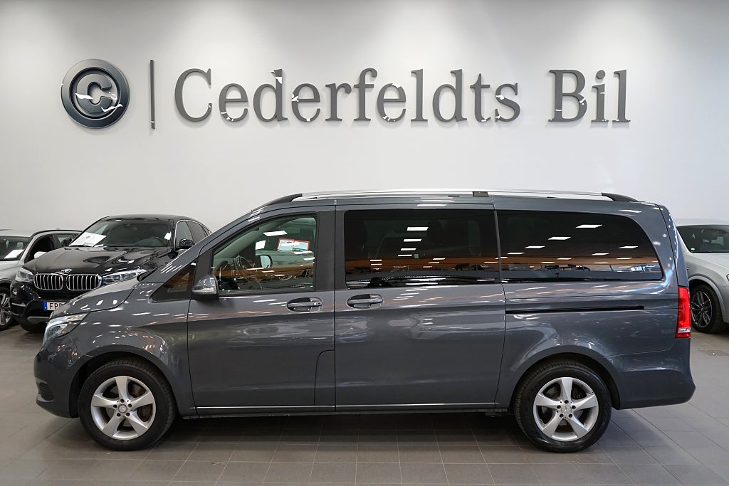 Mercedes-Benz V 220 d 4MATIC 7-SITS SKINN GPS VÄRMARE KAMERA